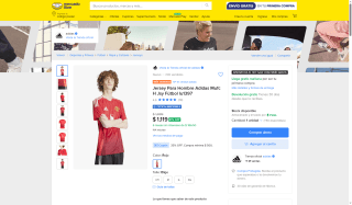 Jersey Manchester United 2025 por $737 | Oferta Mercado Libre