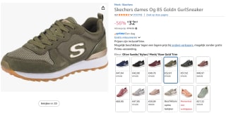 Skechers Og 85 - Goudn Gurl - Dames Sneakers voor €32,81 bij Amazon