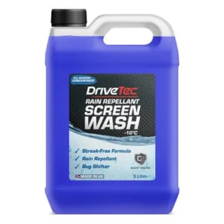 DRIVETEC Rain Repellent Screen Wash Concentrate 5L – £3.99 + Free Collection / Free D