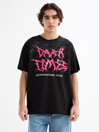 Camiseta manga corta Dark Times por 5.99€