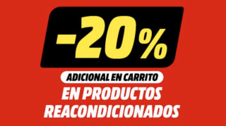 20% descuento EXTRA en productos reacondicionados en Mediamarkt