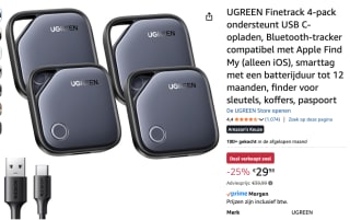 UGREEN FineTrack (alleen voor iOS) voor €29,98 bij Amazon