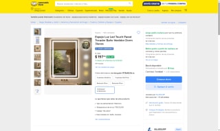 Espejo LED Táctil por $197 | Mercado Libre