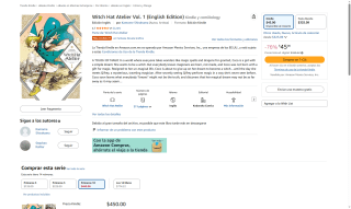 Witch Hat Atelier Vol 1-13 Kindle por $45 | Descuento Amazon