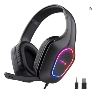 Auriculares gaming ligeros con iluminación LED Trust GXT 419 Rayne por 18,69€