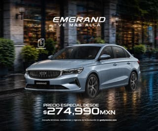 Geely Emgrand 2026 por $274,990 en Geely México