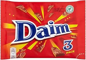 Daim Chocolate Bar Multipack 3x28g for £0.98 on Amazon