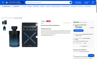 Perfume Halloween Man X por $597 | Oferta Walmart