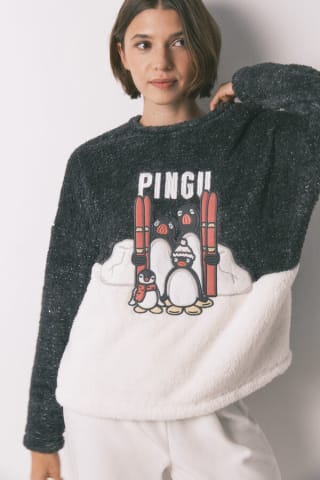 Pijama largo polar Women'Secret Pingu por 14,39€