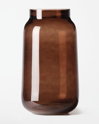 vaas ⌀15x30cm Bink glas bruin voor €12,87 bij Hema