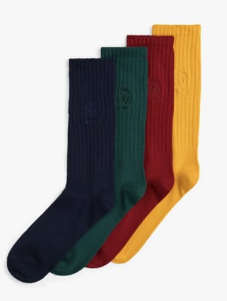 Cadeaubox met 4 paar sokken met TH-embleem voor €17 bij Tommy Hifiger