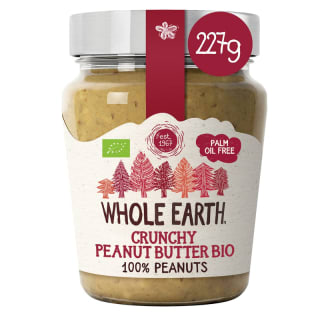 Whole Earth Crema de cacahuete Crujiente Bio 227 g por 1.99€
