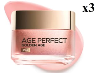 3 Botes de Crema facial embellecedora L'OREAL PARIS Age Perfect Golden 50ml a 17.82€