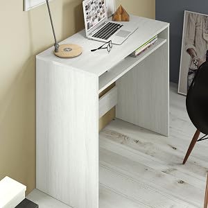 Escritorio Habitdesign en Color Blanco Alpes,79cm(Ancho) x 43cm(Fondo) x 79cm(Alto)