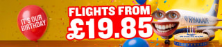 Direct Flights to European Destinations from London, Manchester, Liverpool, Birmingha