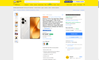 Realme 15 Pro 5G 512GB por $7,225 | Mercado Libre