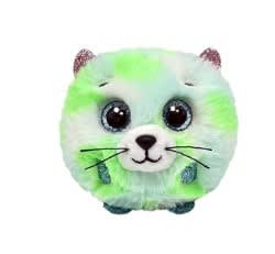 Peluche Ty Puffies Evie Grean Cat 10Cm por 2.19€