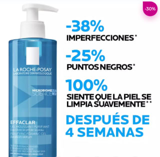 La Roche-Posay Effaclar Gel +M Limpiador Purificante 400ml $16.799 en SalcoBrand.cl