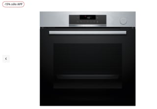 Horno a vapor Bosch HRG572ES3 Serie 4 multifunción pirolítico inox por 422,45€