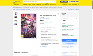 Fire Emblem Warriors: Three Hopes por $578 | Mercado Libre