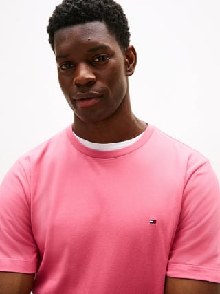 Camiseta Tommy Hilfiger cuello redondo logo bordado por 27€