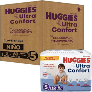 Huggies UltraConfort Etapa 5 180u por $834 | Amazon