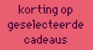 30% korting op geselecteerde cadeaus alleen in de app van Greetz