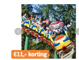 Entree Kinderpretpark Julianatoren voor €21,50 in de AH voordeelshop