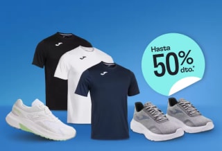 Oferta hasta 50% descuento ropa y calzado JOMA muy buenos precios