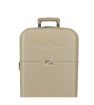Maleta de cabina Pepe Jeans Accent rígida expandible Oro por 87,99€