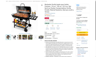 Parrilla Asador Bluelander por $1,698 | Oferta Amazon