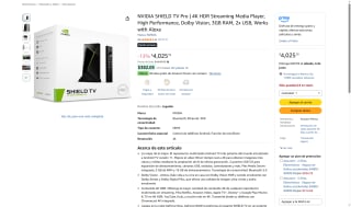 Nvidia Shield TV Pro por $3,595 | Amazon (Banorte)