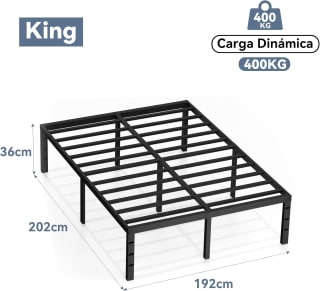 Base para Cama King Size SAFONUS por $1,399 en Amazon
