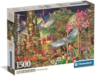 Clementoni Woodland Fantasy Garden puzzel (1500 stukjes) voor €5,39 bij Amazon