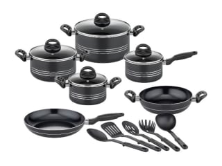 GSW Set de casseroles Milano Nero à 79,99€