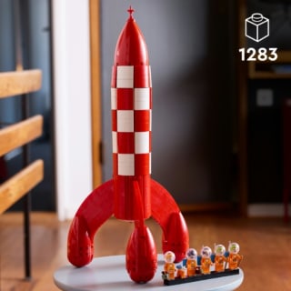 LEGO Ideas La fusée de Tintin (21367) à 104,99€ chez Carrefour