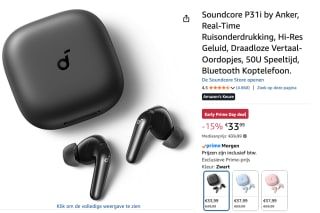 soundcore P31i by Anker voor €33,99 bij AMazon