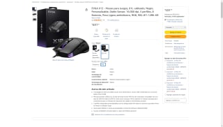 Mouse EVGA X12 16.000 dpi por $532 | Oferta Amazon