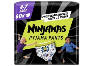 Dodot Ninjamas Talla 4-7 años (60 unidades) por 20,74€