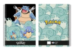 Cuaderno folio 80 hojas Pokémon Squirtle por 2.99€.