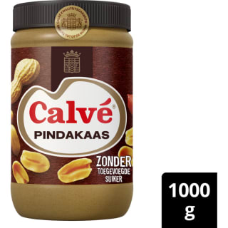 2 Potten Calvé Pindakaas 1000 g voor €10,78 bij de AH