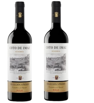 2 Botellas de El Coto De Imaz Selección Viñedos Reserva - Rojo Rubí, 750 ml por 16.7€