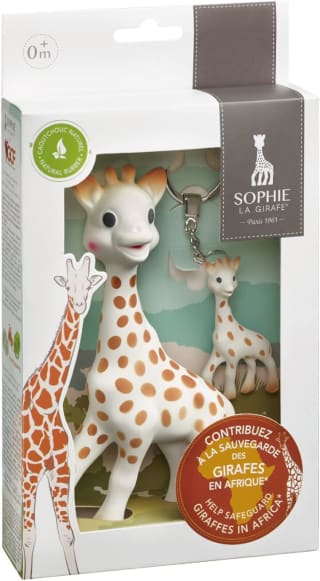 Sophie la Girafe juguete + llavero por 8.26€