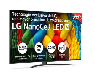 TV LG 86NANO81 (Nano Cell - 86'' - 218 cm - 4K Ultra HD - Smart TV) por 929€