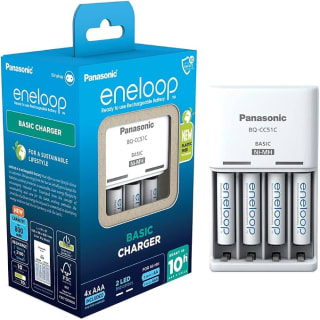 Panasonic eneloop BQ-CC51 cargador + 4 pilas AAA 800 mAh por 16,14€