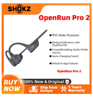 Ecouteurs à conduction osseuse Shokz Openrun Pro 2 à 120,98€