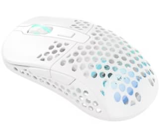 2 stuks Xtrfy M42 RGB Wit Draadloze Gaming Muizen voor €29,95 bij Ibood