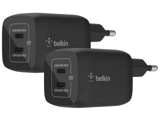 2x Belkin BoostCharge Pro USB-C GaN-lader (65 W) voor €29,95 bij iBOOD