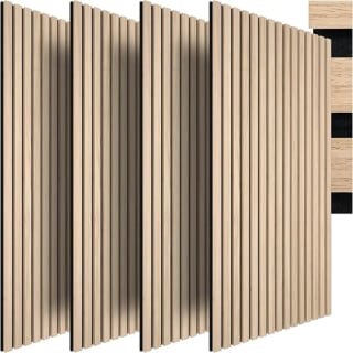 tectake Lot de 4 panneaux acoustiques (120 x 60 cm) pour 62,89€ chez Amazon