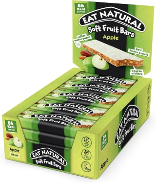 Eat Natural Soft Fruit Bars, Apple, Dates & Almonds, 15 x 25g for £8.24 at Amazon